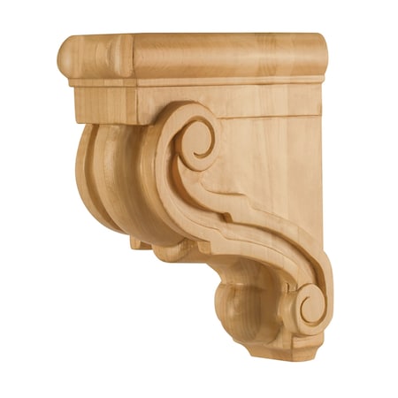 3 Wx6Dx8H White Birch Scrolled Corbel